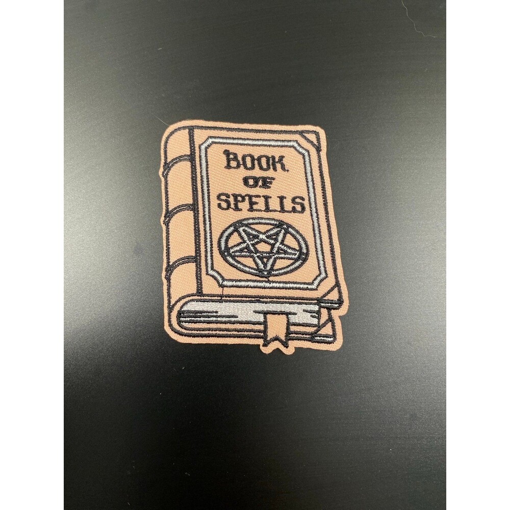 Book of Spells iron on patch